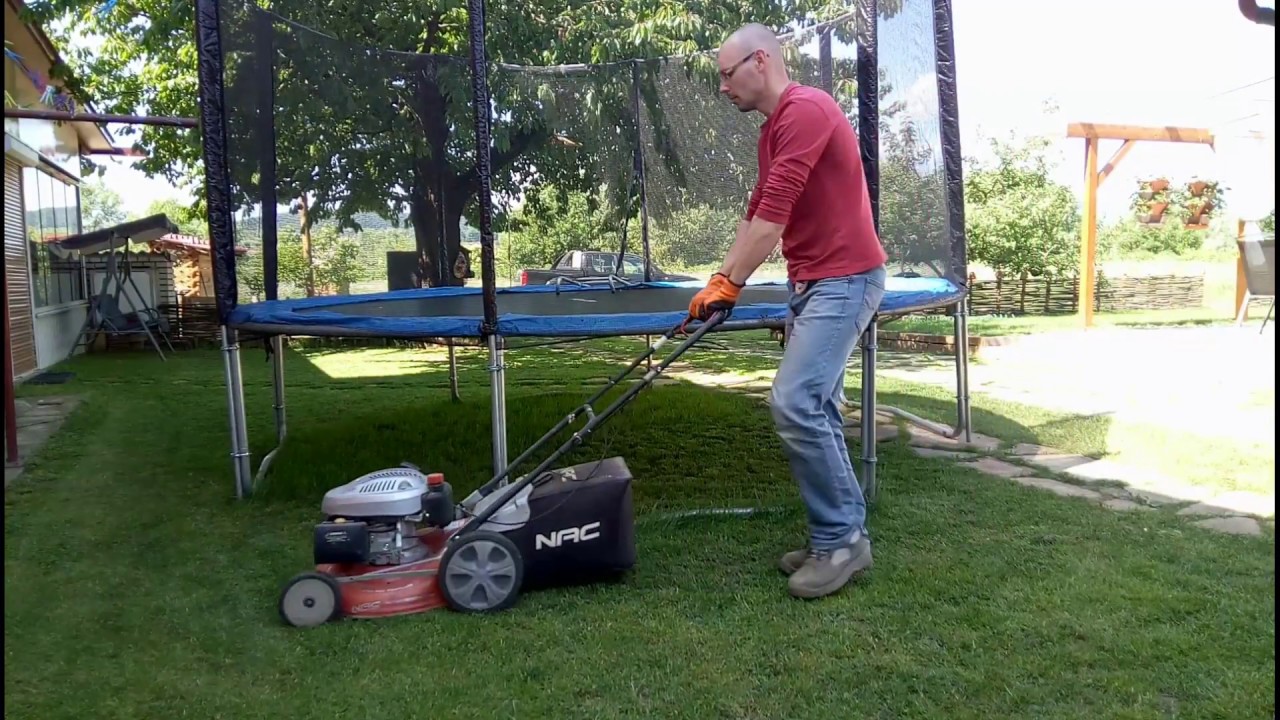 How To Cut Grass Under a Trampoline