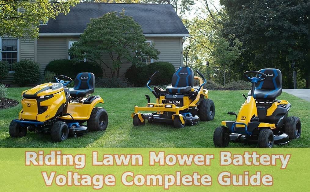 Riding Lawnmower Battery Voltage