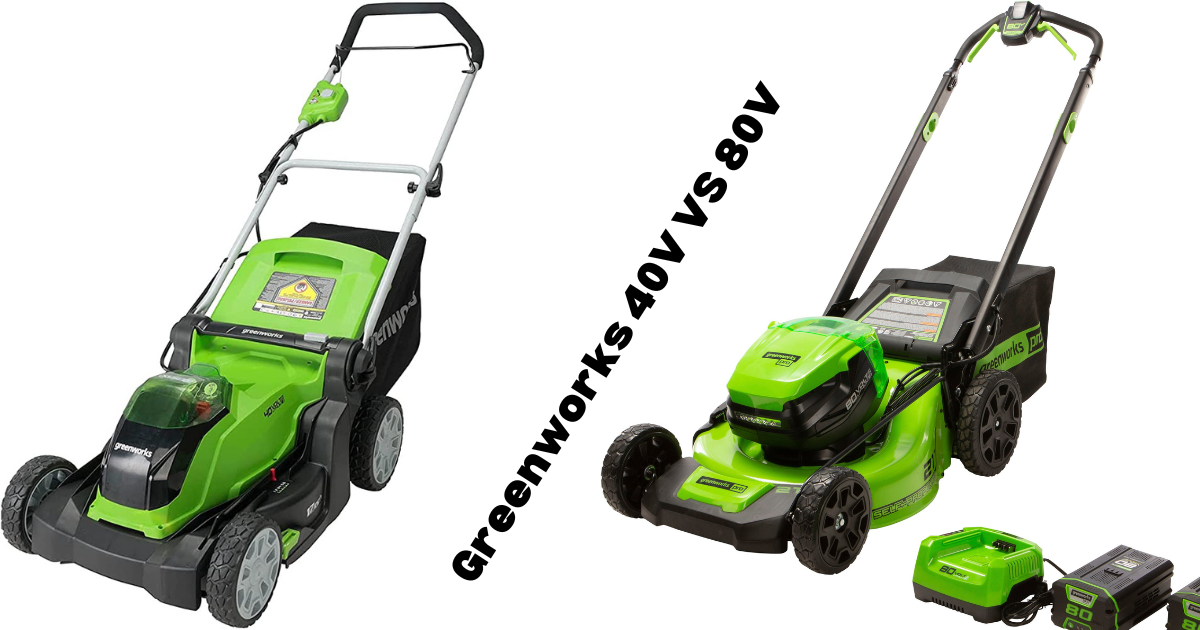 Greenworks 40V VS 80V