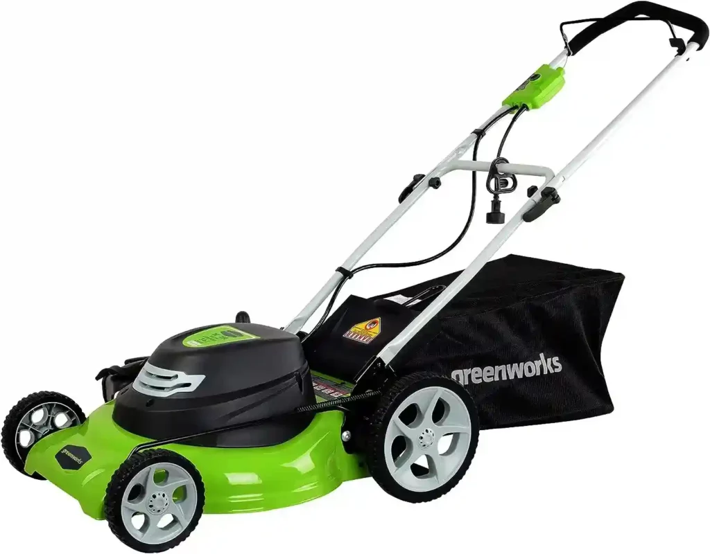 4.Greenworks 12 Amp 20-Inch 3-in-1 Electric Corded Lawn Mower Reviews 